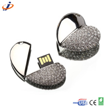 Love Heart Shaped Jewelry USB Pen Pen Drive Disk (JJ413)